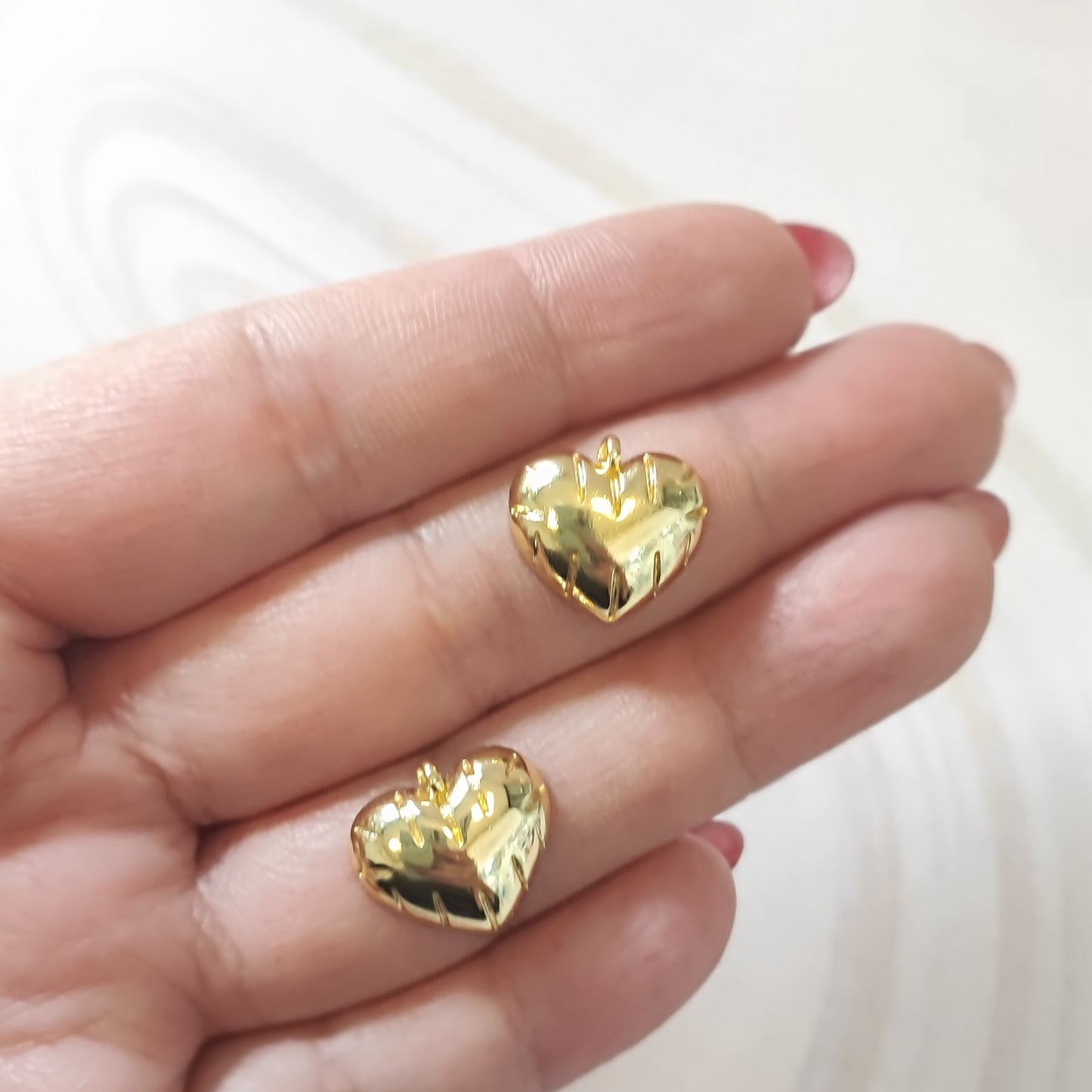 CORAZON BAÑO DE ORO