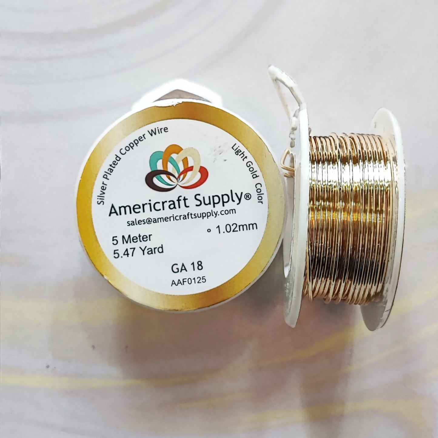Alambre #18 light gold