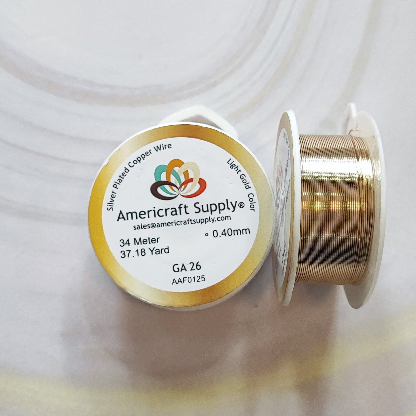 Alambre #26 light gold