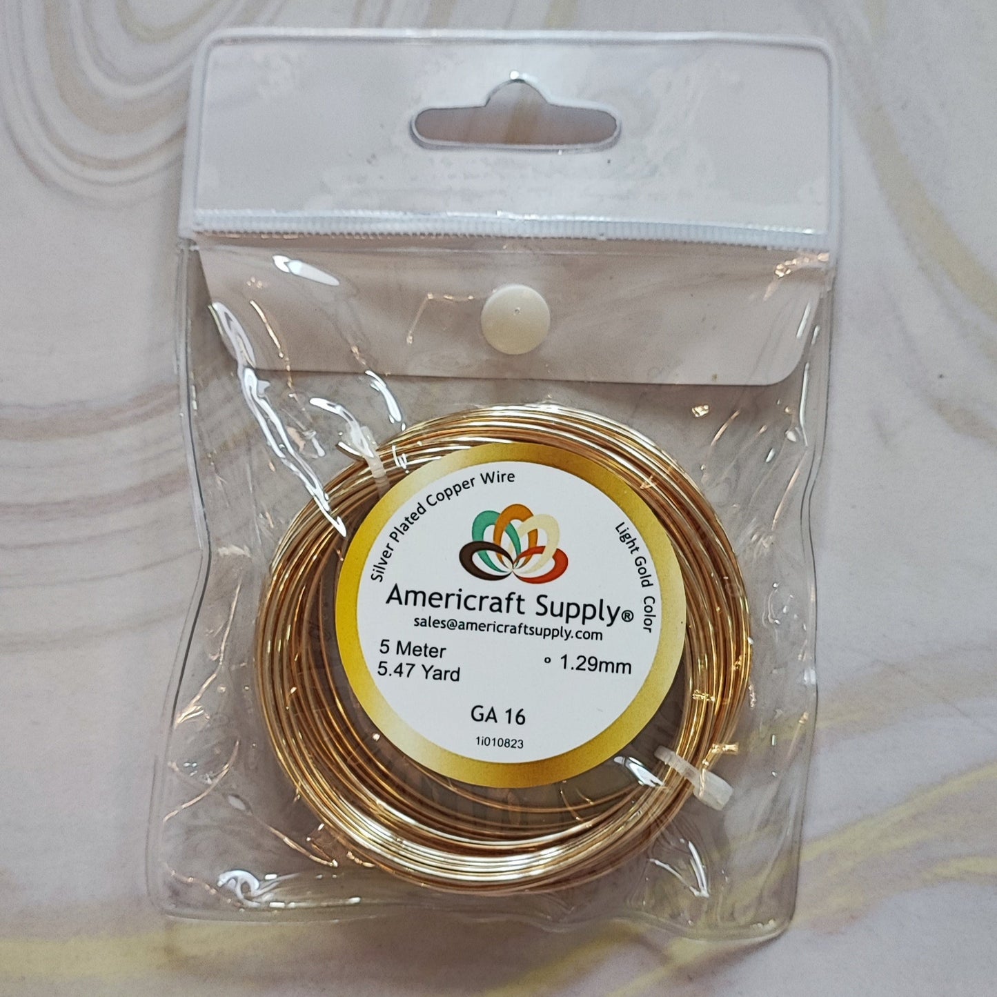 Alambre #16 light gold