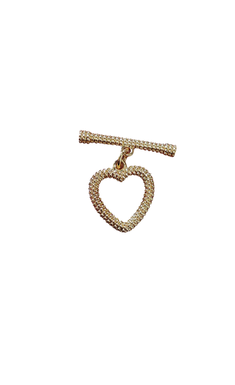 BROCHE CORAZÓN Y PALITO