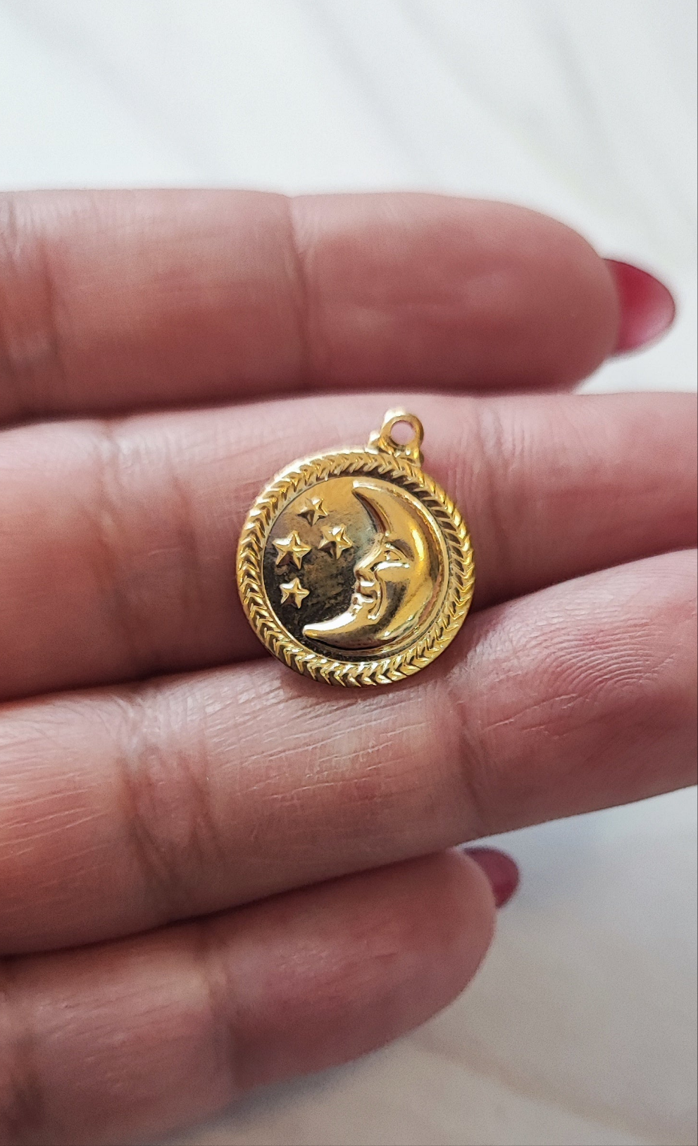 MEDALLA LUNA Y ESTRELLAS