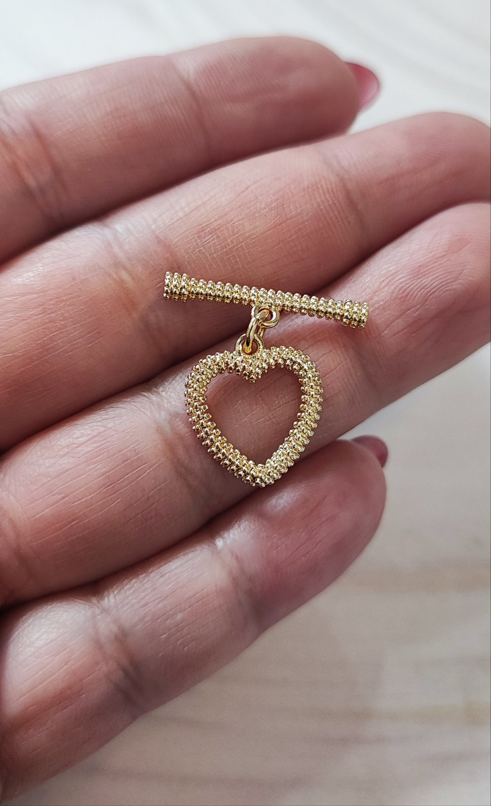 BROCHE CORAZÓN Y PALITO