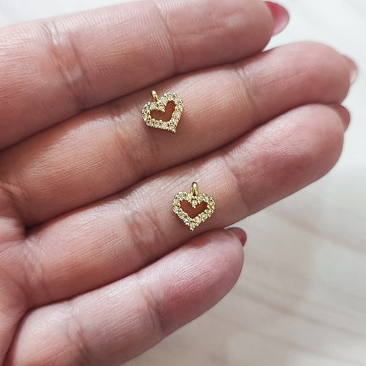 CORAZON ZIRCONES PEQUEÑO