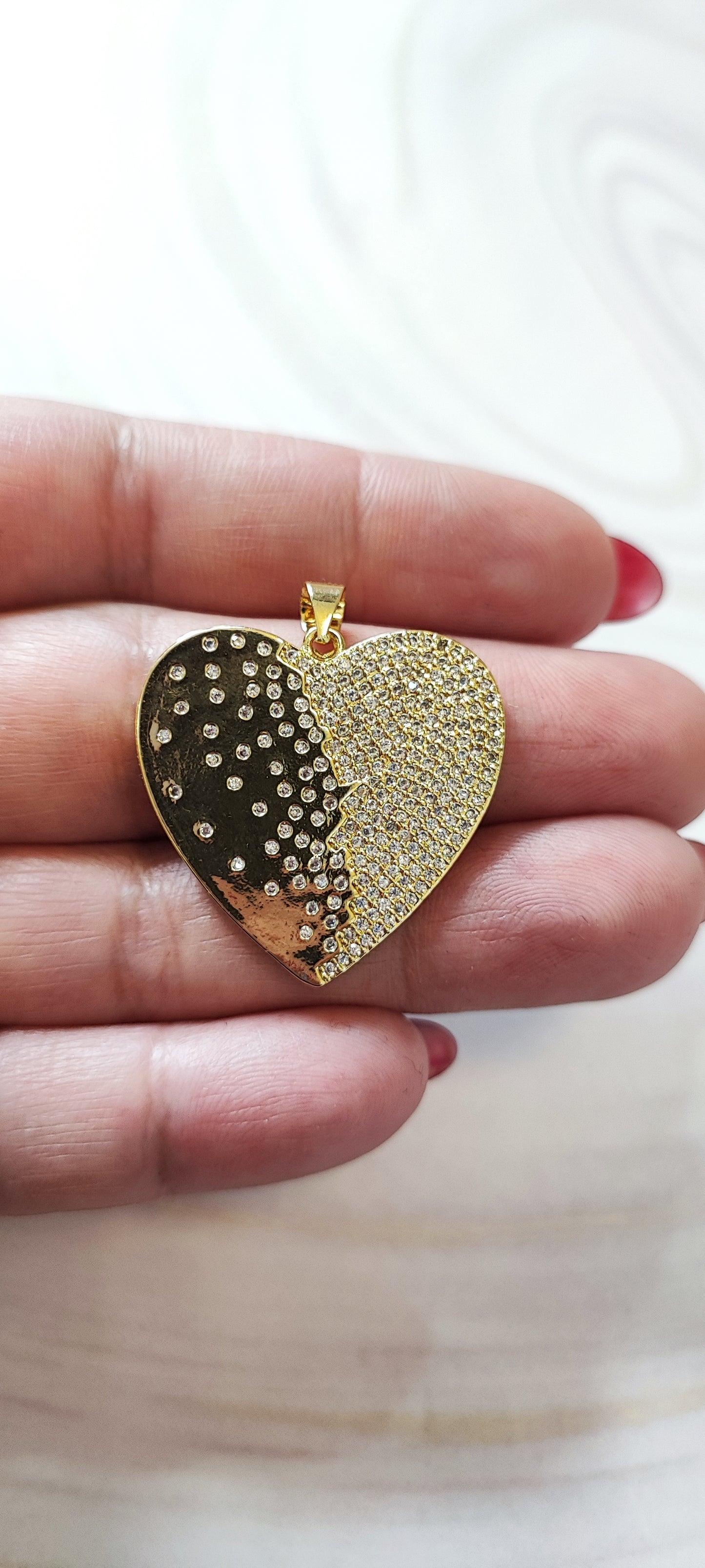 CORAZON MAXI CON ZIRCONES