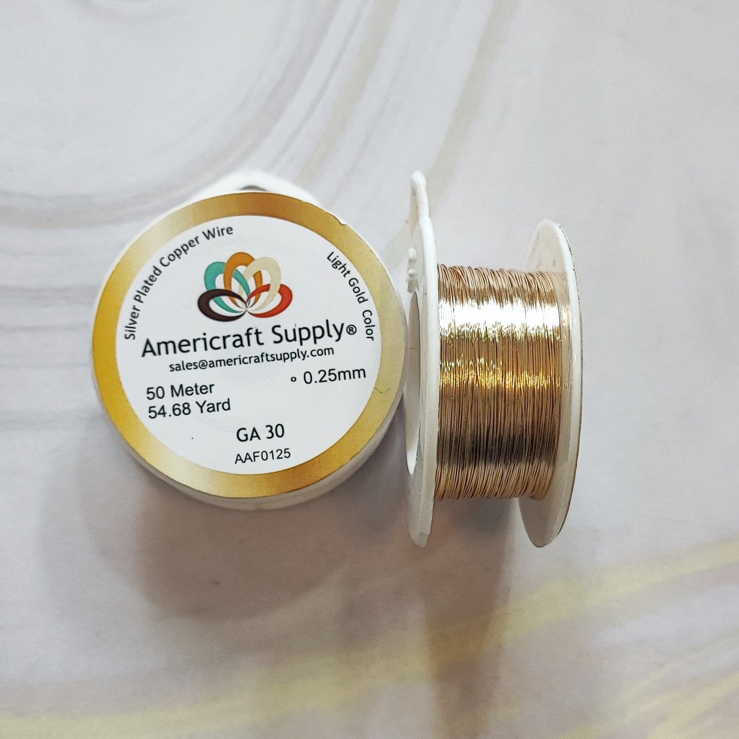 Alambre #30 gold light