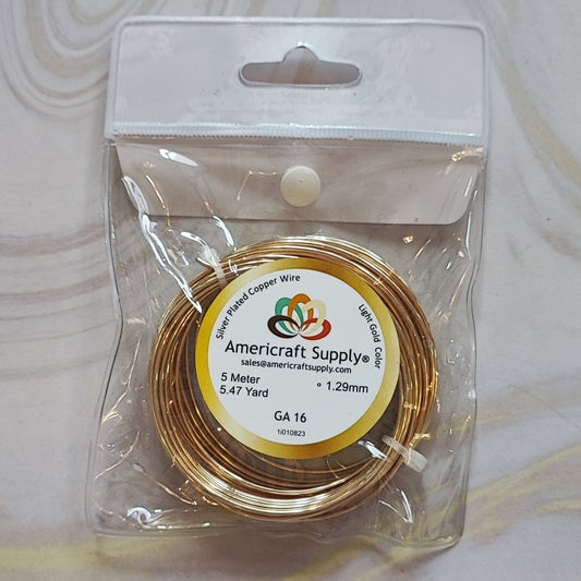 Alambre #16 light gold